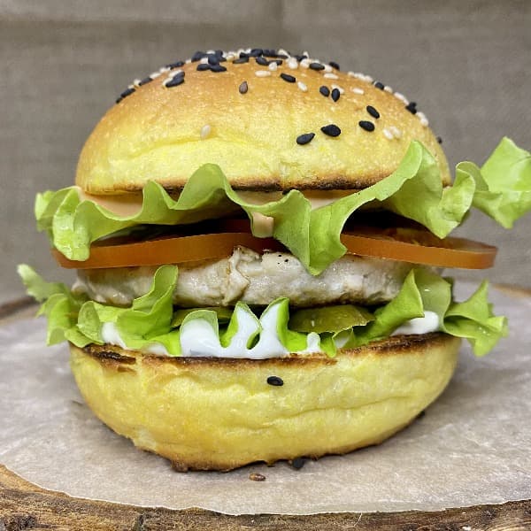 Фото МИНИ БУРГЕР С МЯСНОЙ КОТЛЕТОЙ🍔 с пн-пт (12-16)